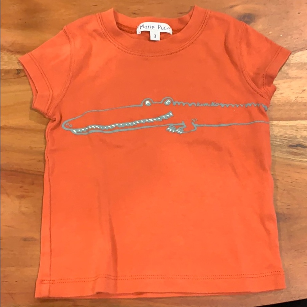 Marie Puce alligator shirt